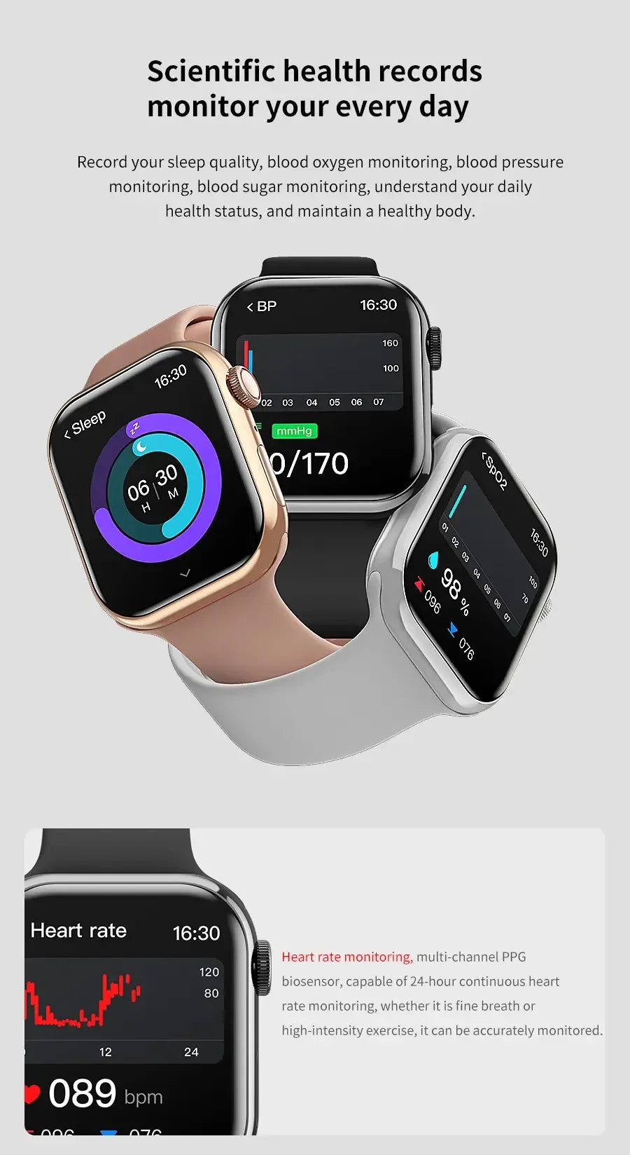 Watch 10 Smartwatch For Apple Android