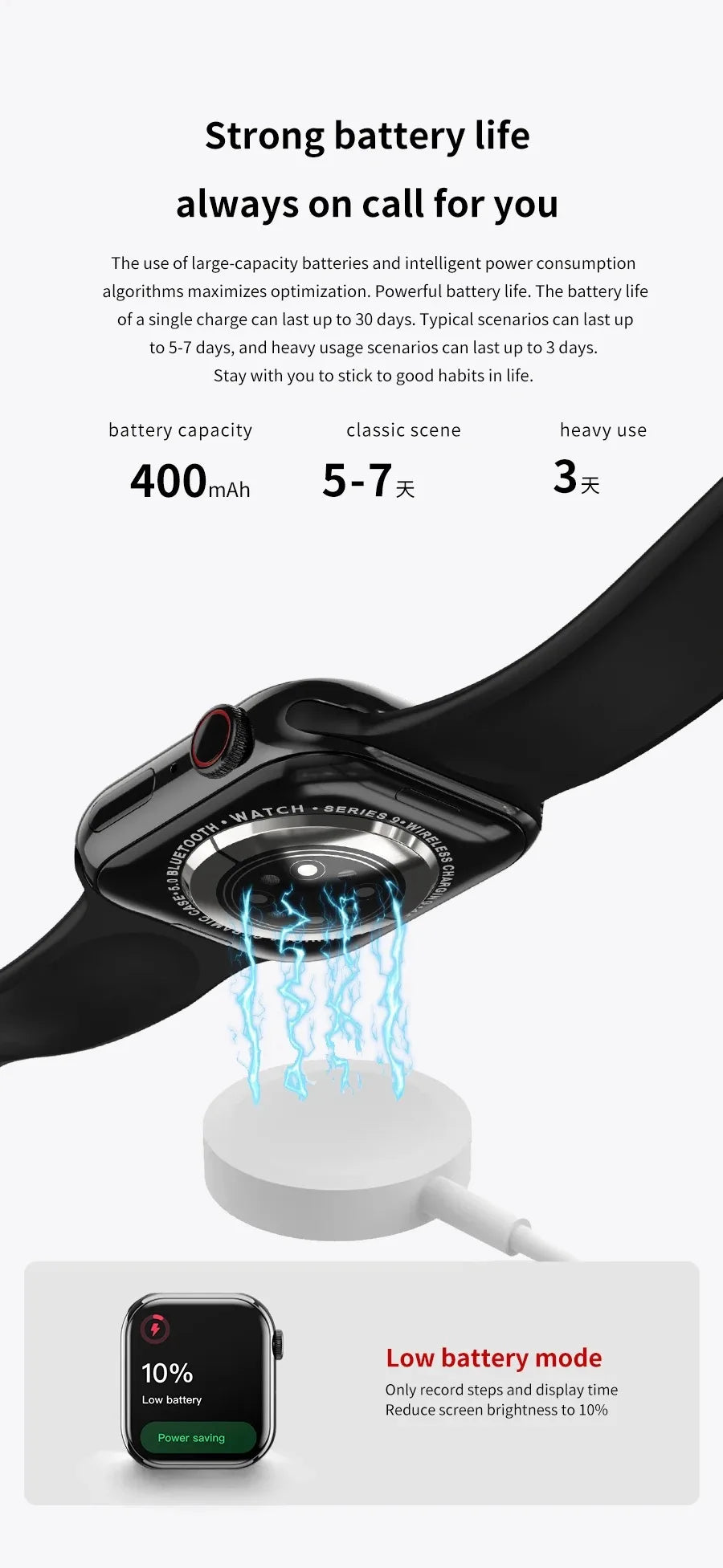 Watch 10 Smartwatch For Apple Android
